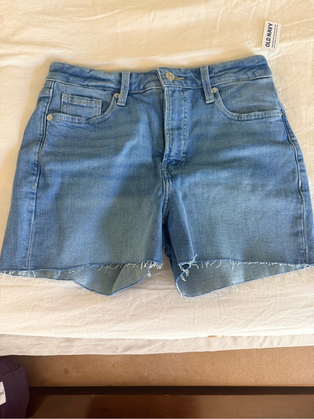(6)Old Navy OG Straight Smooth pocket NWT- Denim Cutoff  Shorts